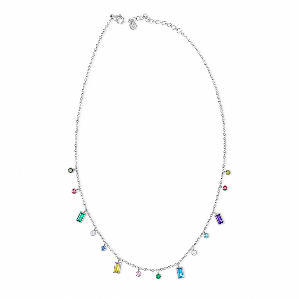 COLLANA CHROMA DROP SILVER