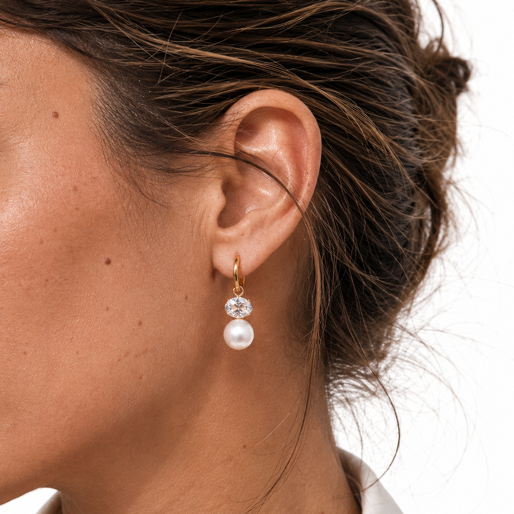 ORECCHINI WHITE PEARL
