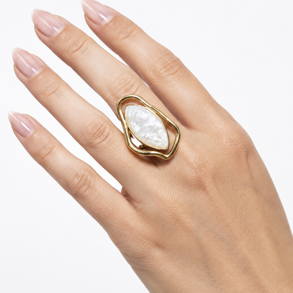 ANELLO WHITE PEARL