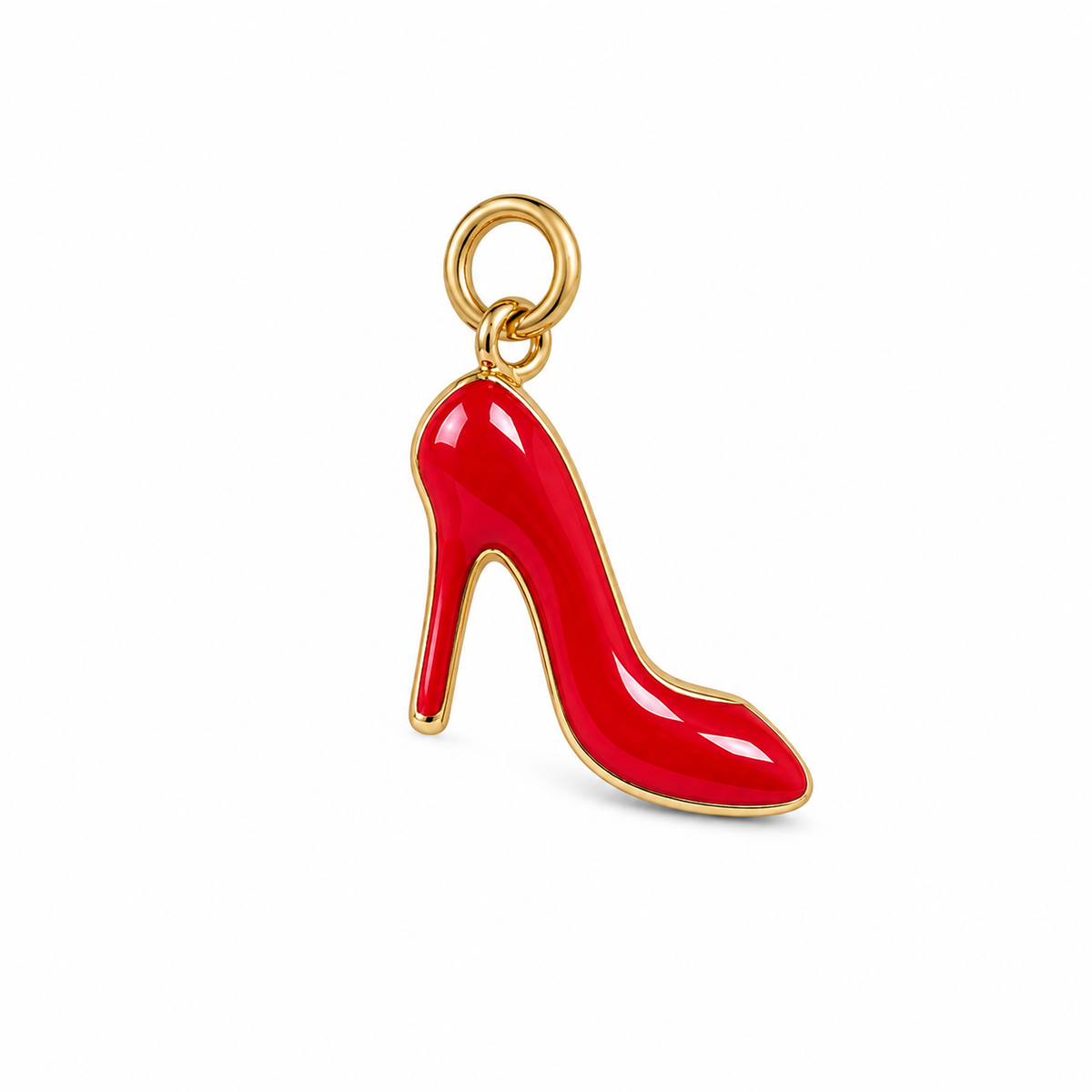 Red Stiletto Charm