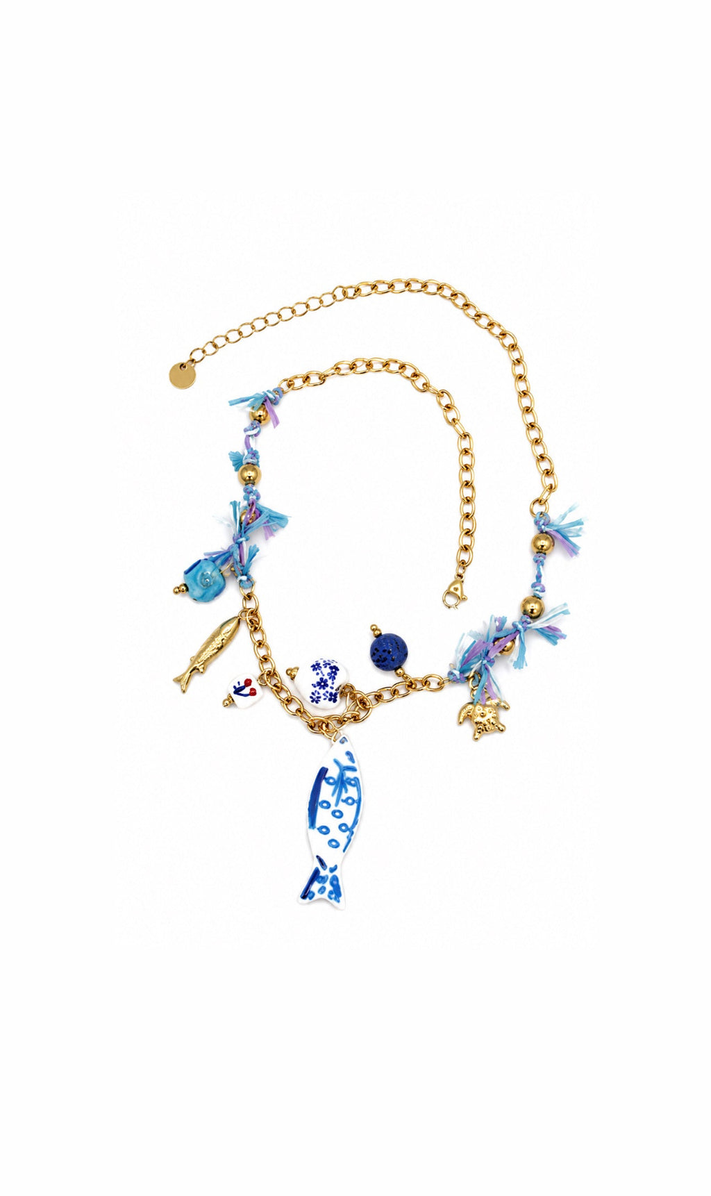 COLLANA DELFI VIOLET BLUE