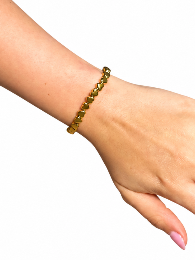 BRACCIALE HEART GOLD