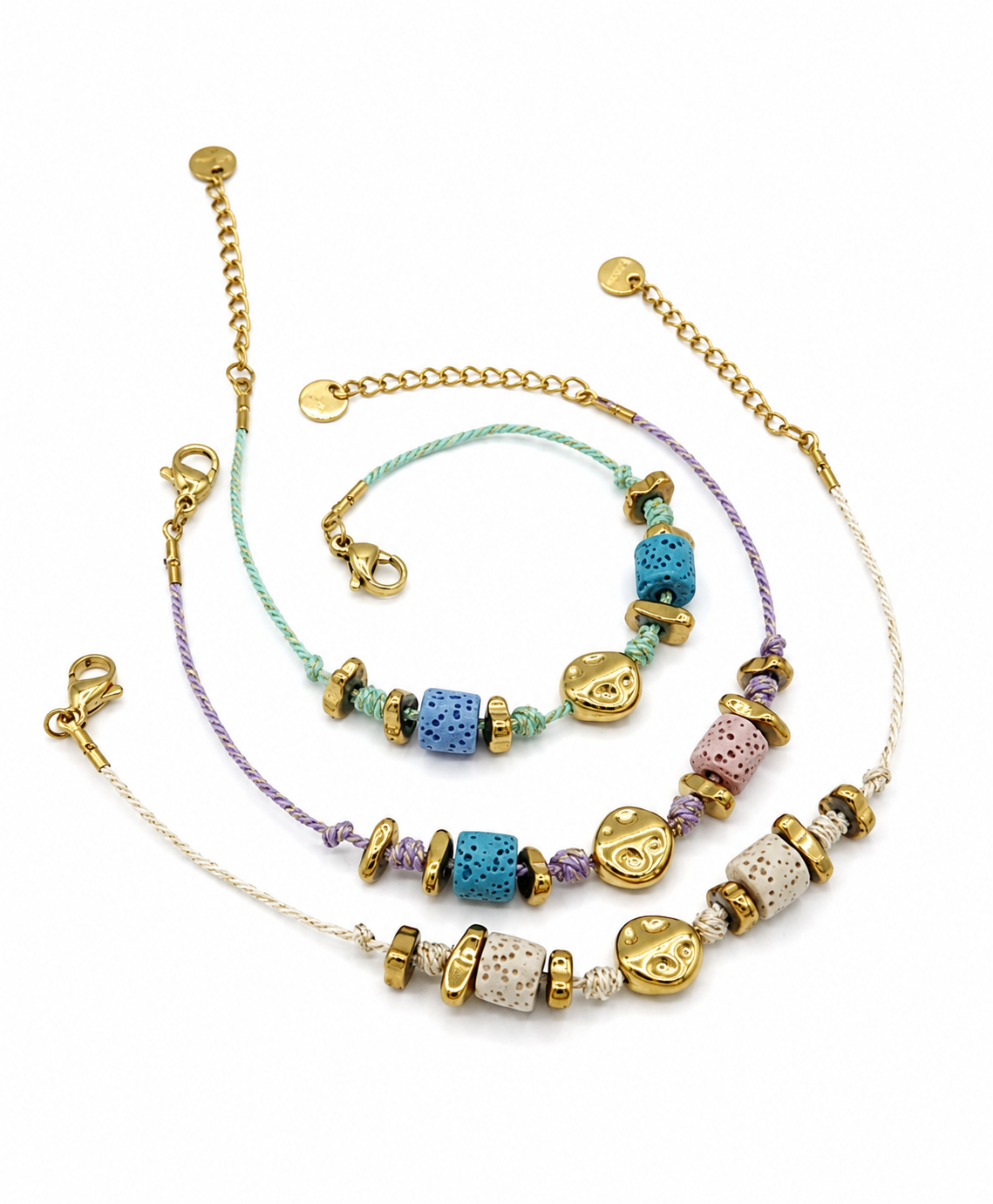 BRACCIALE BEADS VIOLET