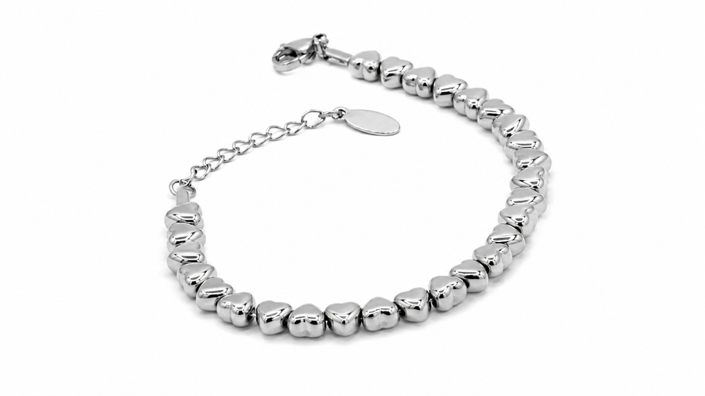 BRACCIALE HEART SILVER