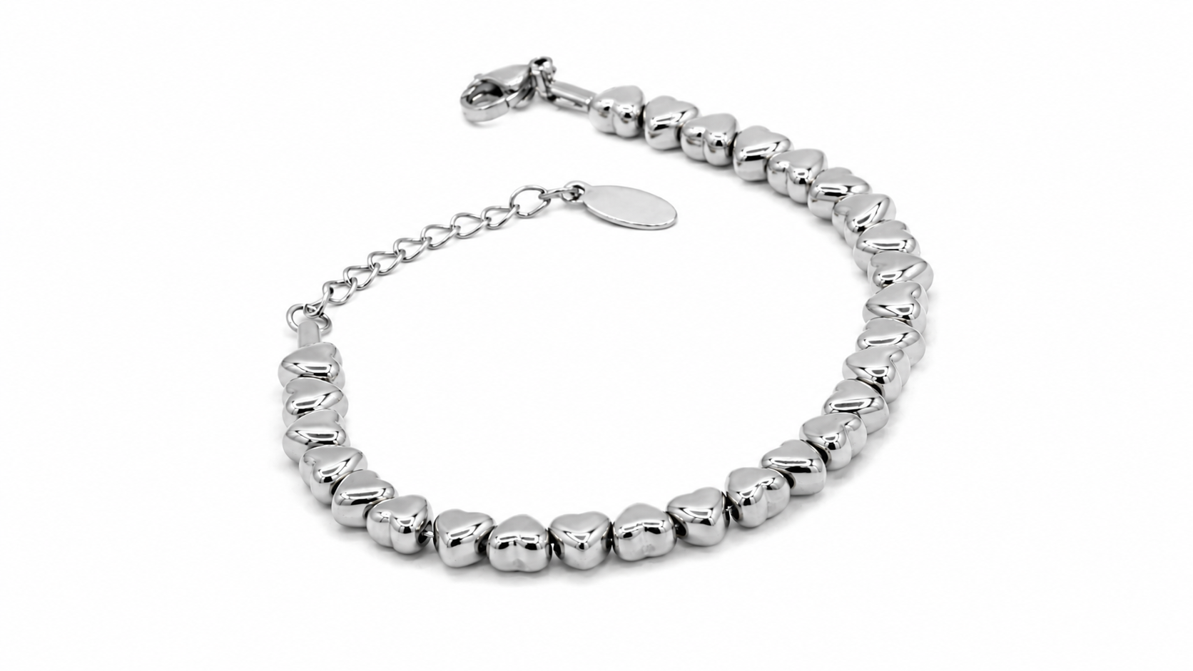 BRACCIALE HEART SILVER