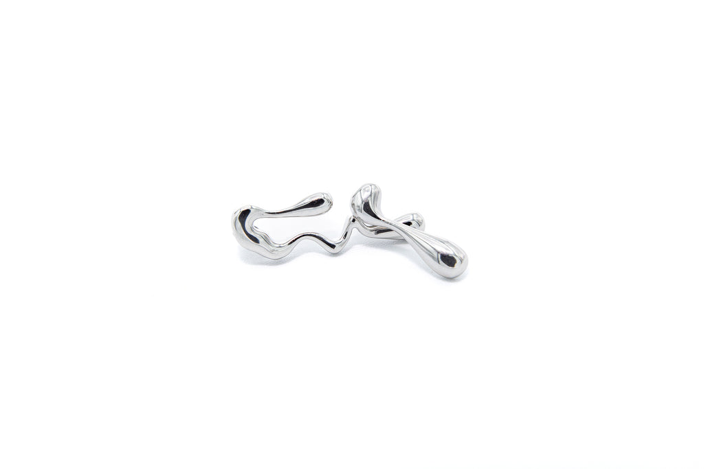 ORECCHINI MELT SILVER