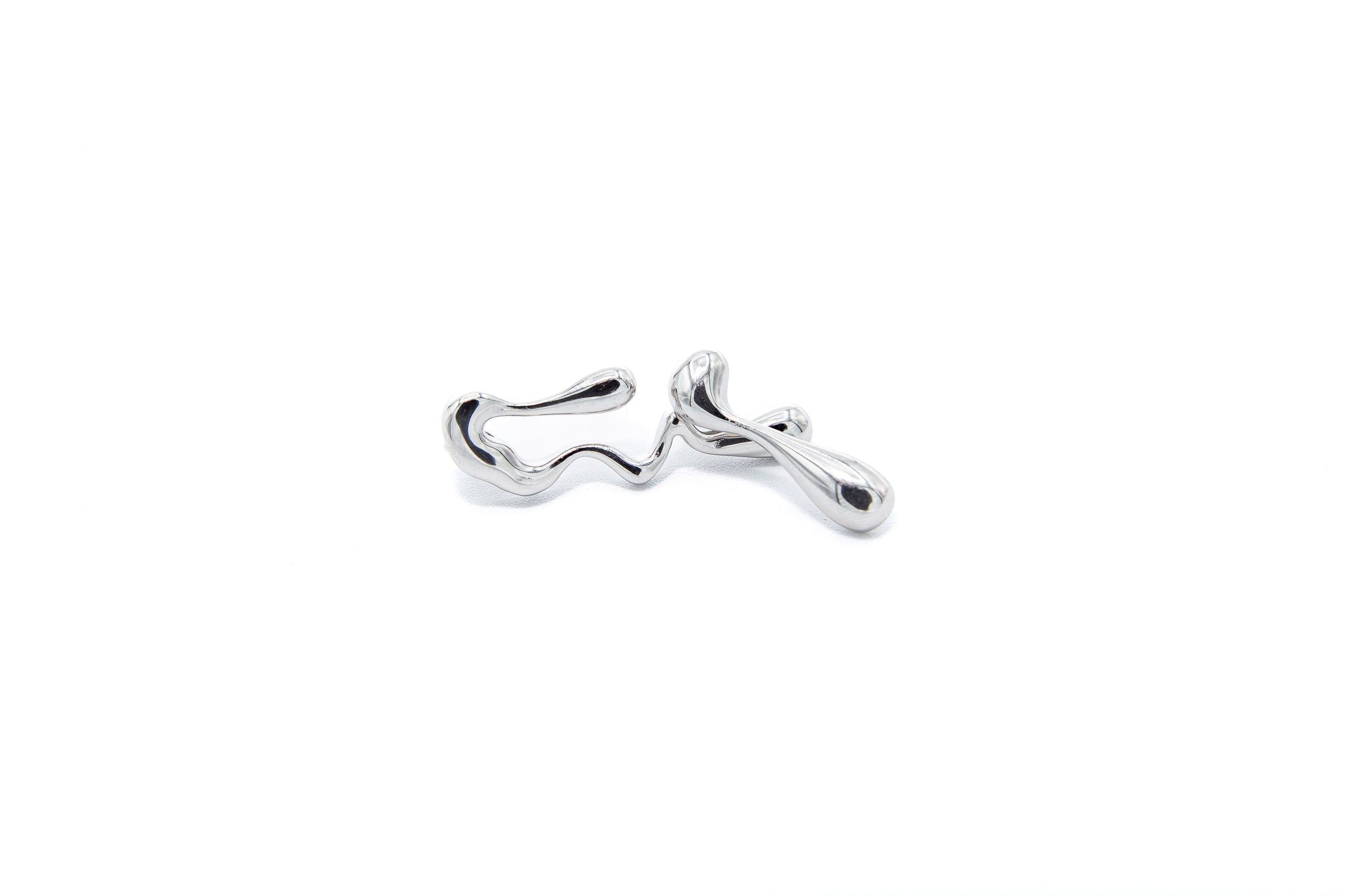 ORECCHINI MELT SILVER